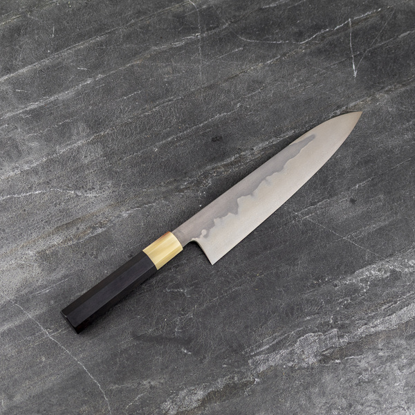 Hashimoto Shoichi Omodaka Honyaki  Shirogmai#1 Nóż Szefa kuchni 24 cm