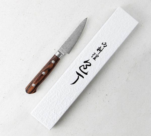 Tsunehisa ZA18 Damascus Nóż do obierania 9 cm