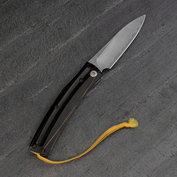 Nóż składany Mcusta Friction Folder Czarno-żółty VG-10 7,5 cm