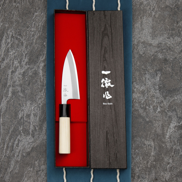 Ittetsu Forge Shirogami#2 Nóż Ajikiri 12 cm