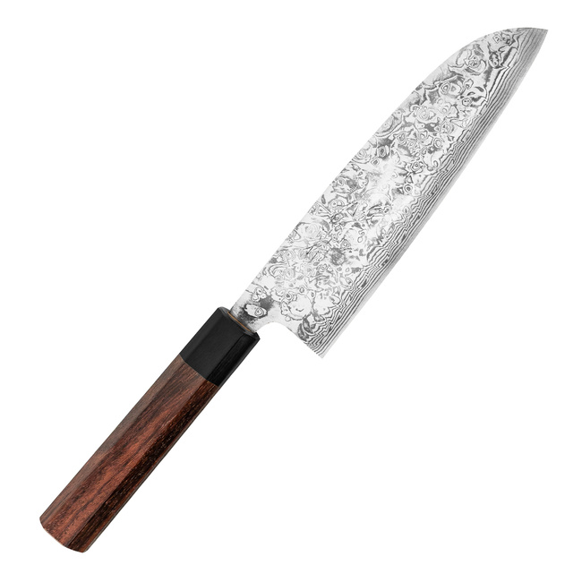 Yoshida Hamono ZDP-189 Damascus Nóż Santoku 18 cm
