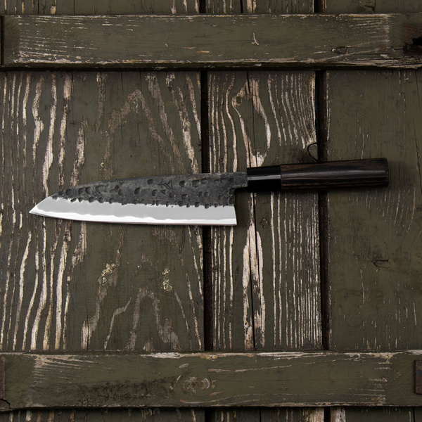 Motokyuuichi Shirogami#2 Hammered Nóż Szefa kuchni 18 cm