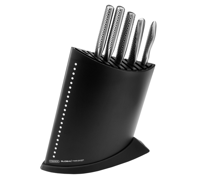 Zestaw noży kuchennych w bloku Global GKB-52CB