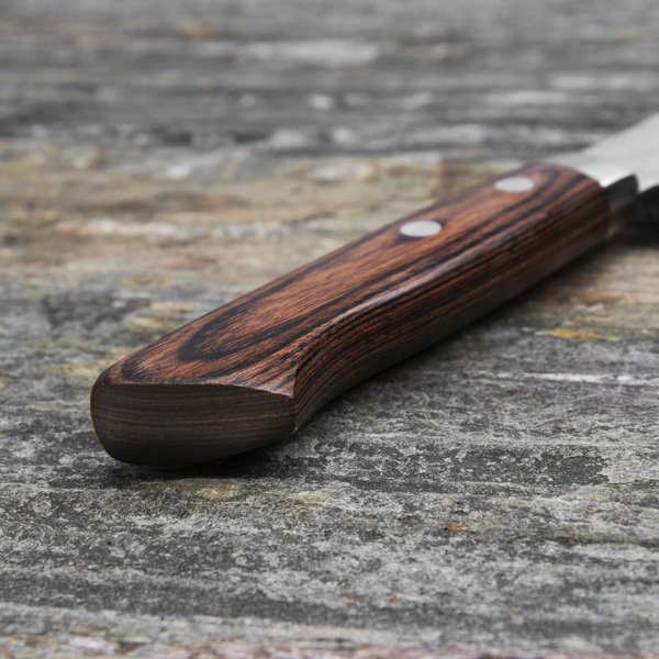 Kunio Masutani VG-1 Hammered Mahoń Nóż Santoku 17 cm