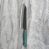 Nigara Hamono SG2 Kurouchi Green Turquoise Nóż Kiritsuke Gyuto 21 cm