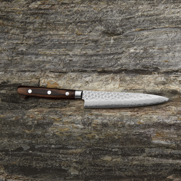 Tsunehisa VG-10 Damascus Brown Nóż uniwersalny 13,5 cm