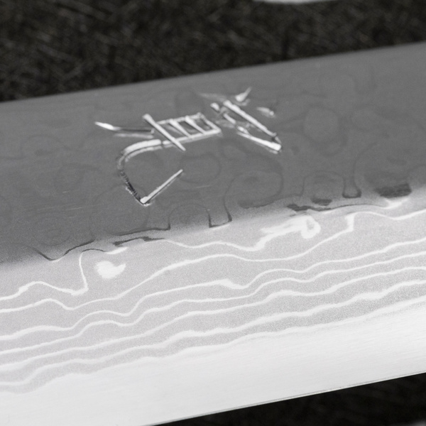 Yauji Aogami#2 Damascus Nóż Yanagiba 30 cm