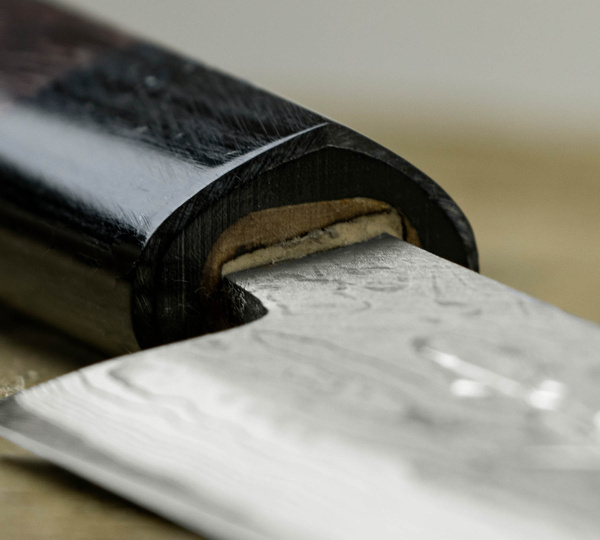 Hideo Kitaoka Shirogami#2 Satin Nóż Kaisaki 12cm