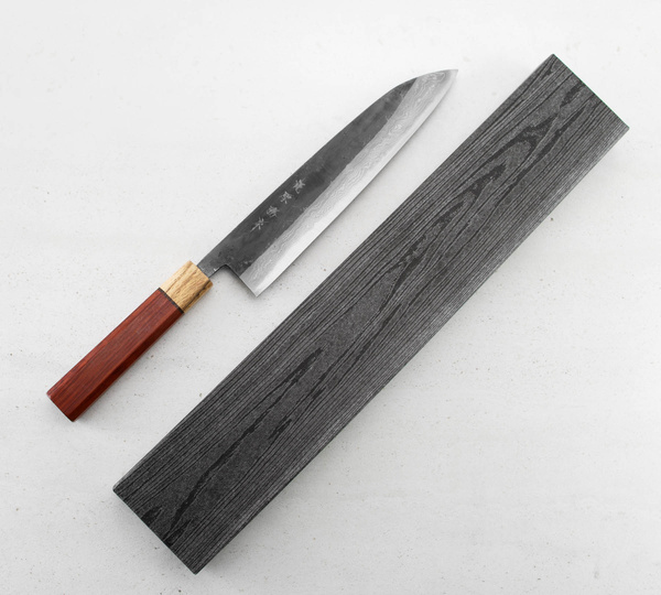 Kajiwara Damascus Aogami #2 Nóż Szefa kuchni 24 cm