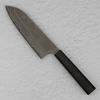 Nigara Hamono Silver#3 Etching Damascus Nóż Santoku 18 cm