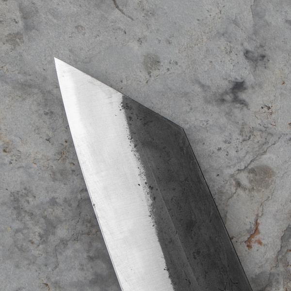 Katsuto Tanaka Shirogami#1/Iron Nóż Bunka 18 cm