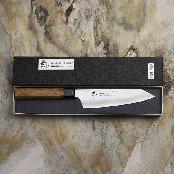 Sakai Takayuki Urushi VG-10 Kokushin Nóż Kengata 16 cm