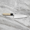 Ittetsu Forge Black Shirogami#2 Nóż Deba 16,5 cm Leworęczny