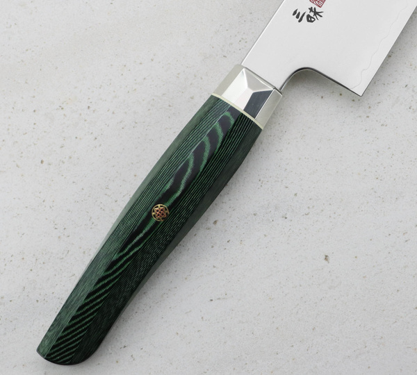 Mcusta Zanmai Green Revolution SPG2 Nóż Santoku 18 cm