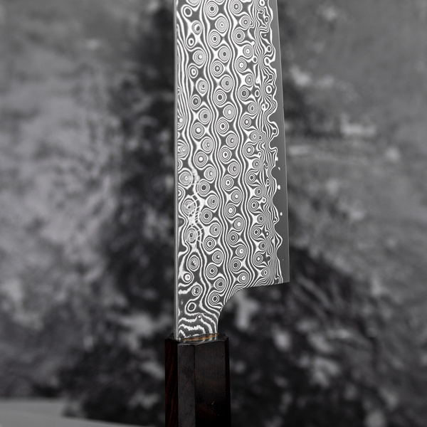 Nigara Hamono Anmon SG2 Damascus Nóż Bunka 17 cm