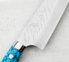 Yu Kurosaki Fujin Turquoise SRS-13 Nóż Santoku 16,5 cm