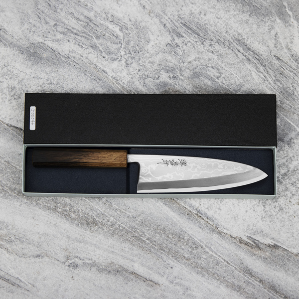 Sakai Takayuki Gallery Gin-3 Damascus Nóż Deba 18 cm