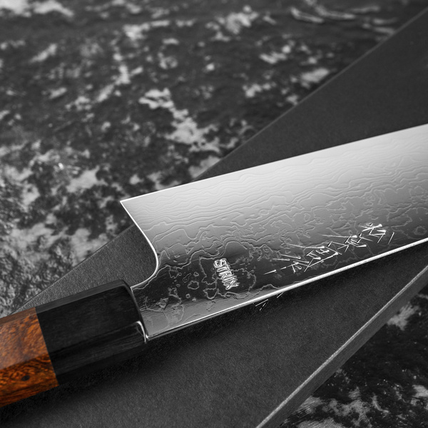 Matsubara STRIX Damascus Nóż Bunka 18 cm