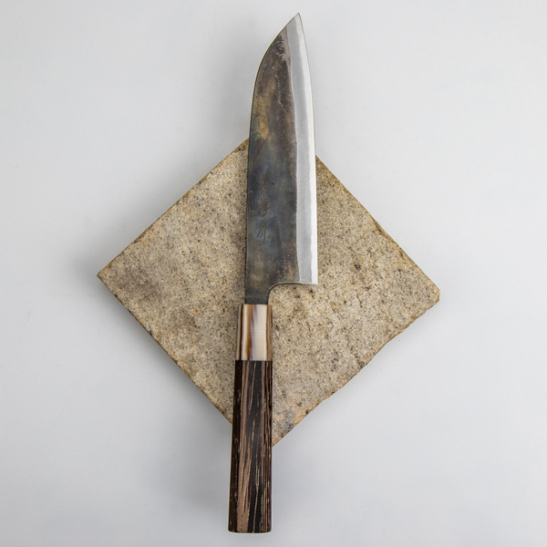 Sakai Takayuki Gallery A Aogami#2 Kurouchi Nóż Santoku 17 cm