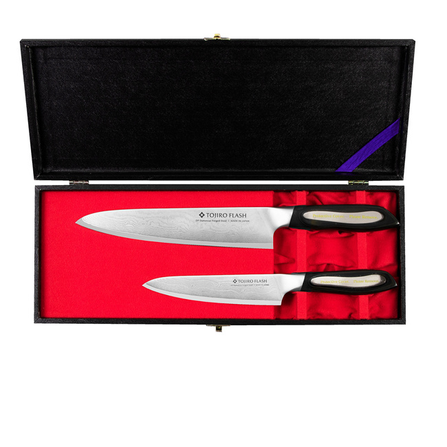 Tojiro Flash Zestaw Nóż szefa + uniwersalny