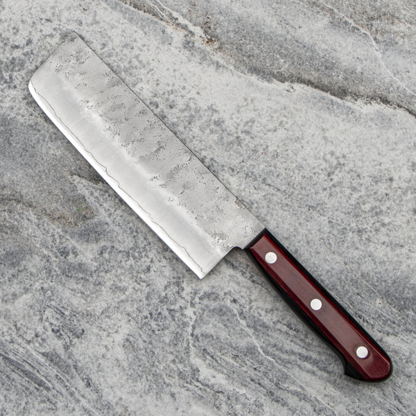 Tsunehisa Gingami Red/Black Nóż Nakiri 16,5 cm