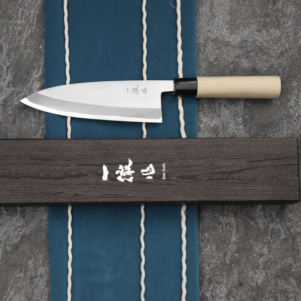 Ittetsu Forge Shirogami#2 Nóż Deba 18 cm Leworęczny