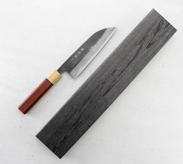 Kajiwara Damascus Aogami #2 Nóż Santoku 16,5 cm