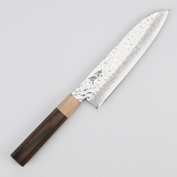 Kotetsu VG-10 Damascus Nóż Santoku 18 cm