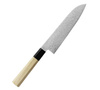 Misuzu Hamono AUS10 Damascus Nóż Santoku 18 cm