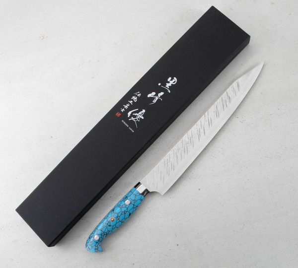 Yu Kurosaki Turquoise SRS-13 Nóż do procjowania 27 cm