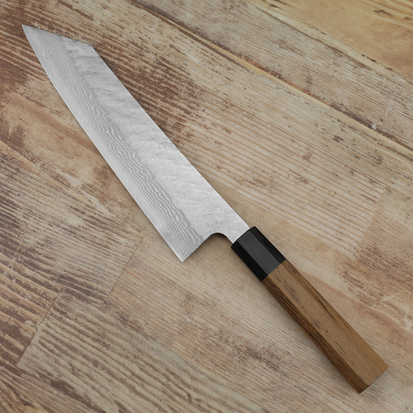 Nigara Hamono VG-10 Damascus Nóż Kiritsuke Gyuto 24 cm