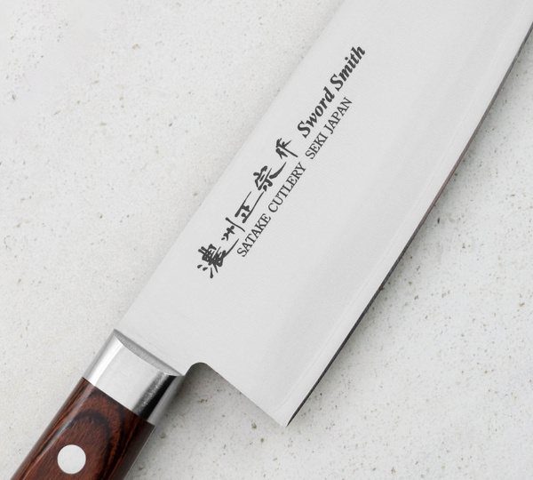Satake Unique Shirogami#2 Nóż Santoku 17 cm