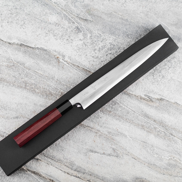 Naoki Mazaki Shirogami#2/Iron Nóż Yanagiba 27 cm