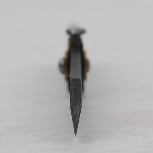 Nóż kieszonkowy Higonokami Kanekoma Hammered Black Aogami#2 8 cm