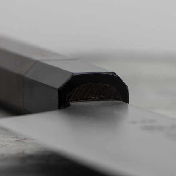 Hatsukokoro Hayabusa Aogami Super/SS Migaki Nóż Santoku 18 cm