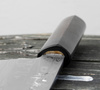 Hideo Kitaoka Shirogami#2 Satin Damascus Nóż Funayuki 18 cm