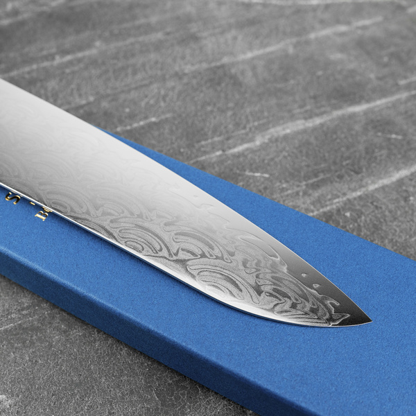 Sakai Takayuki Seigaiha Bohler N685 Damascus Nóż Szefa kuchni 21 cm