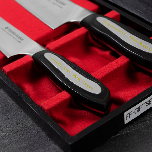 Tojiro Flash Zestaw Nóż szefa + uniwersalny