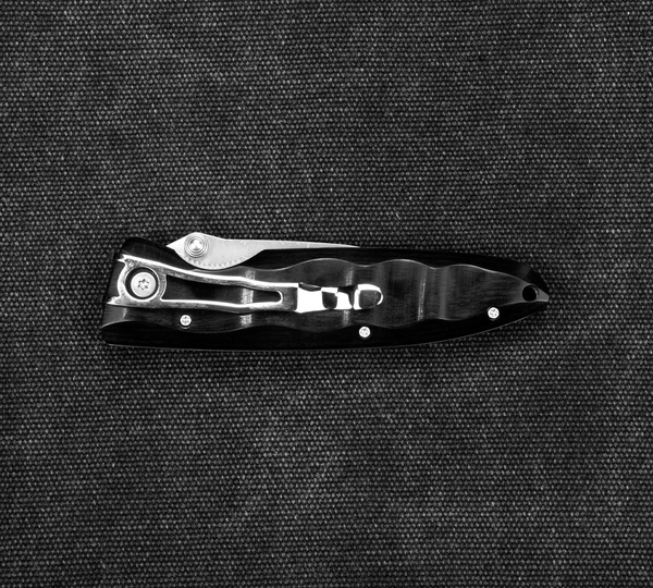 Nóż składany Mcusta Classic Wave Black Pakka Damascus VG-10 8,5 cm