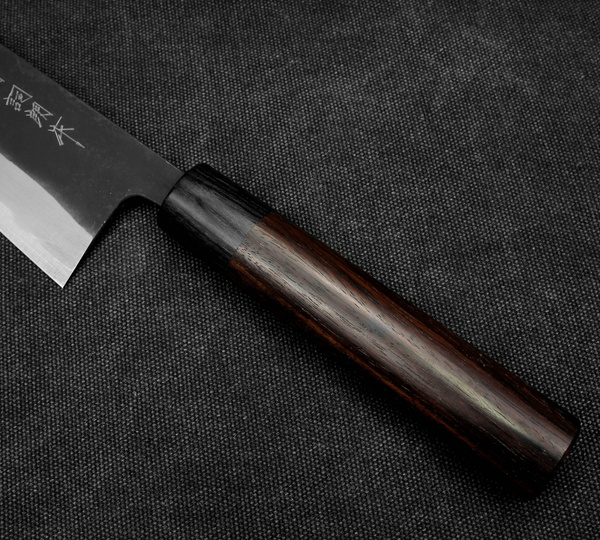 Shiro Kamo Aogami #2 Black Nóż Szefa 24 cm
