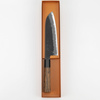 Mutsumi Hinoura Shirogami#2/Iron Nashiji Nóż Santoku 18 cm