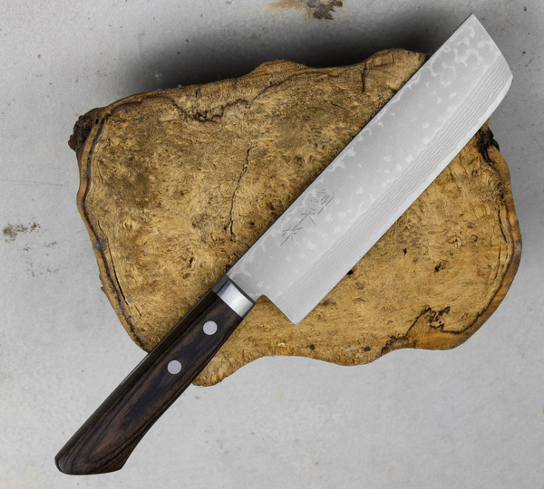 Kunio Masutani VG-10 Nóż Nakiri 16,5 cm Scotch Handle