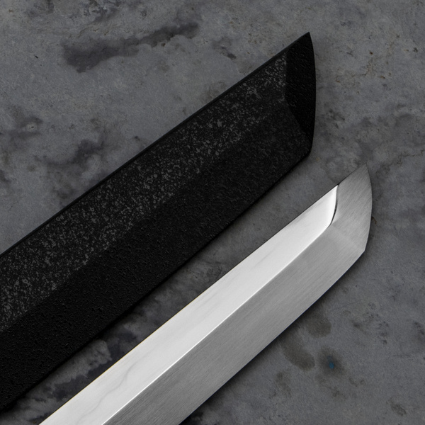 Sakai Takayuki Gallery Shirogami#2 Honyaki White Horn Nóż Sakimaru 30 cm