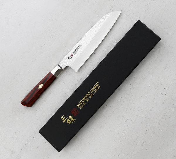 Mcusta Zanmai Supreme Ripple VG-10 Nóż Santoku 18 cm