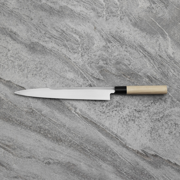 Ittetsu Forge Black Shirogami#2 Nóż Yanagiba 27 cm