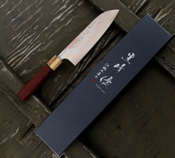Yu Kurosaki Color VG-10 Nóż Santoku 16,5 cm