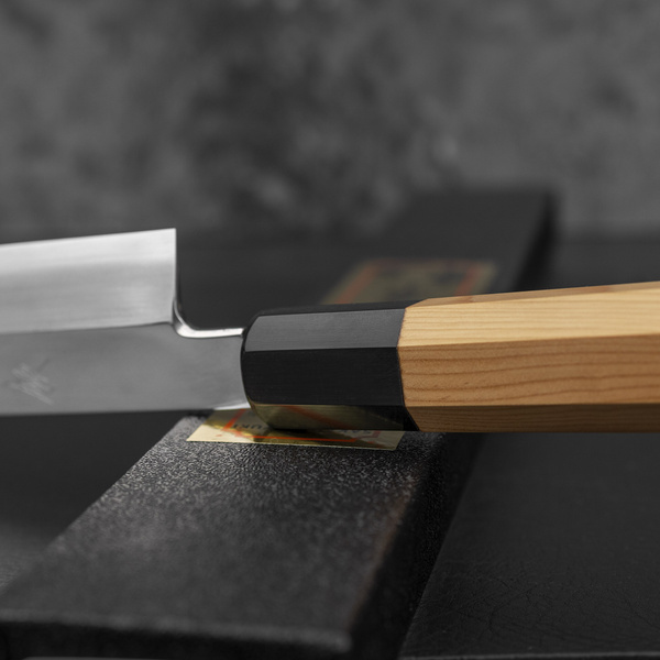 Sakai Takayuki Hakugin AUS-8 Mirror Finish Nóż Yanagiba 27 cm