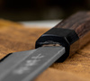 Hideo Kitaoka Shirogami Black Oktagon Nóż Yanagiba 24 cm