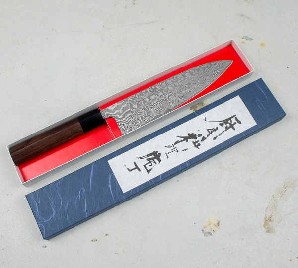 Shiro Kamo SG2 Damascus Nóż Szefa kuchni 18 cm