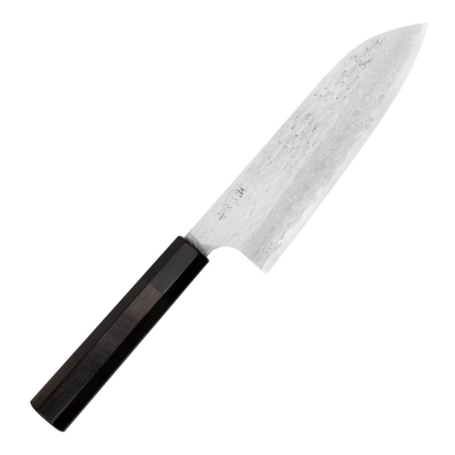 Nigara Hamono VG-XEOS Damascus Nóż Santoku 17 cm